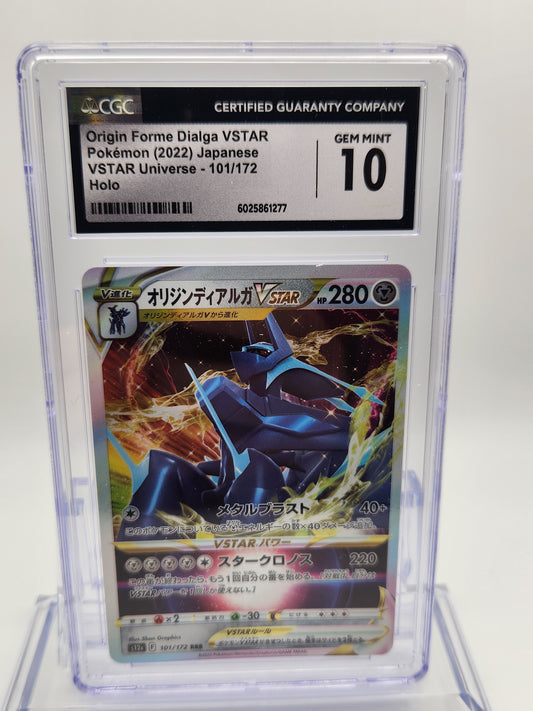 CGC GEM MINT  10 Japanese Pokémon